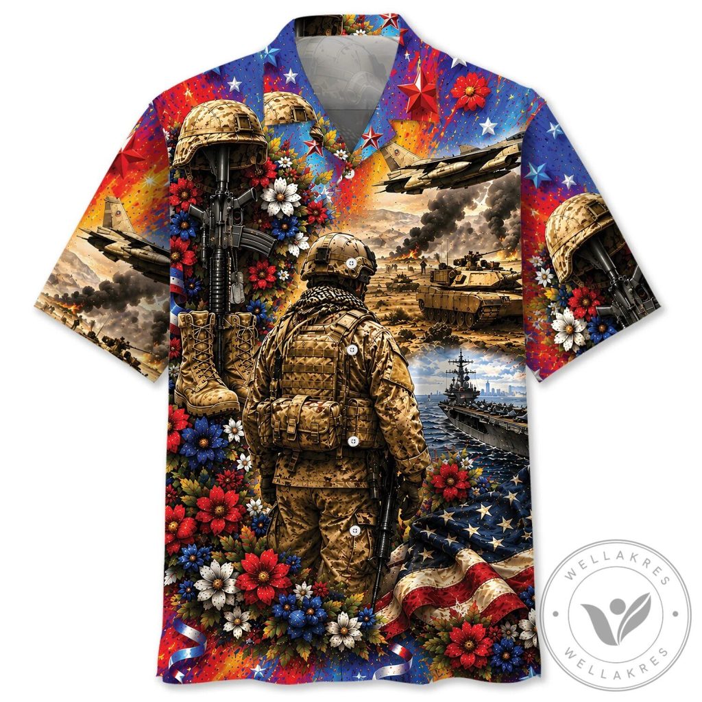 United States Gulf War Veteran Memorial Hawaiian Shirt 14 United States Gulf War Veteran Memorial Hawaiian Shirt