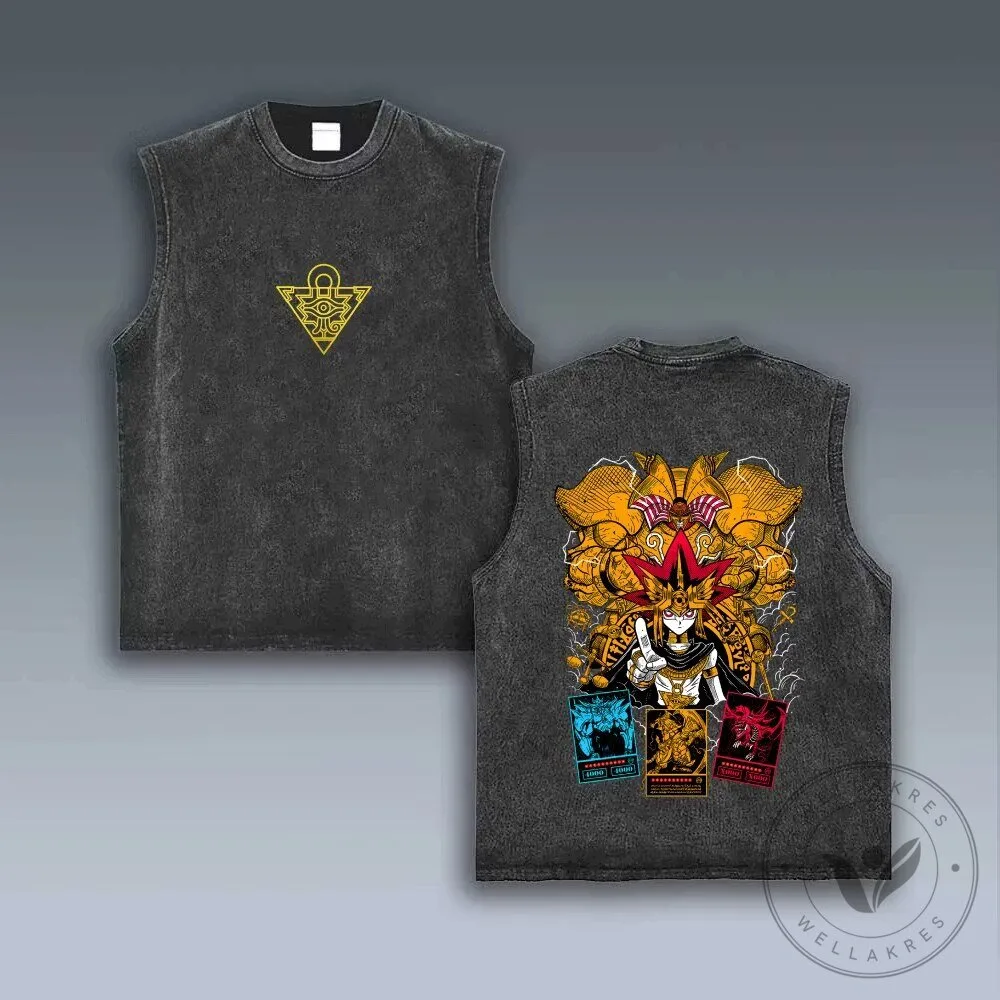 Yu-Gi-Oh! Yami Yugi Pharaoh Millennium Puzzle Vintage Tank Top