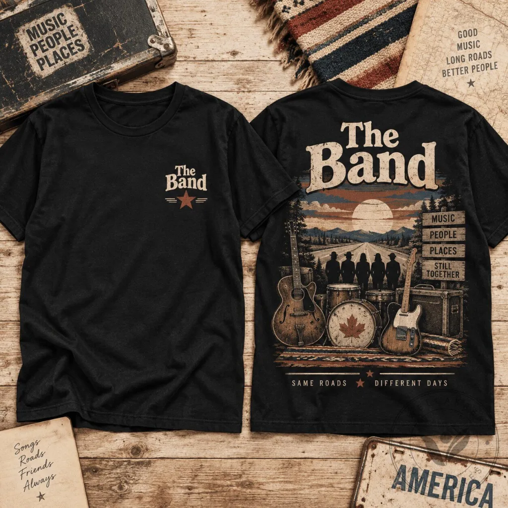 The Band Rock Band Shirt, Americana Music People Places Still Together T-Shirt The Band Rock Band Shirt, Americana Music People Places Still Together T-Shirt
