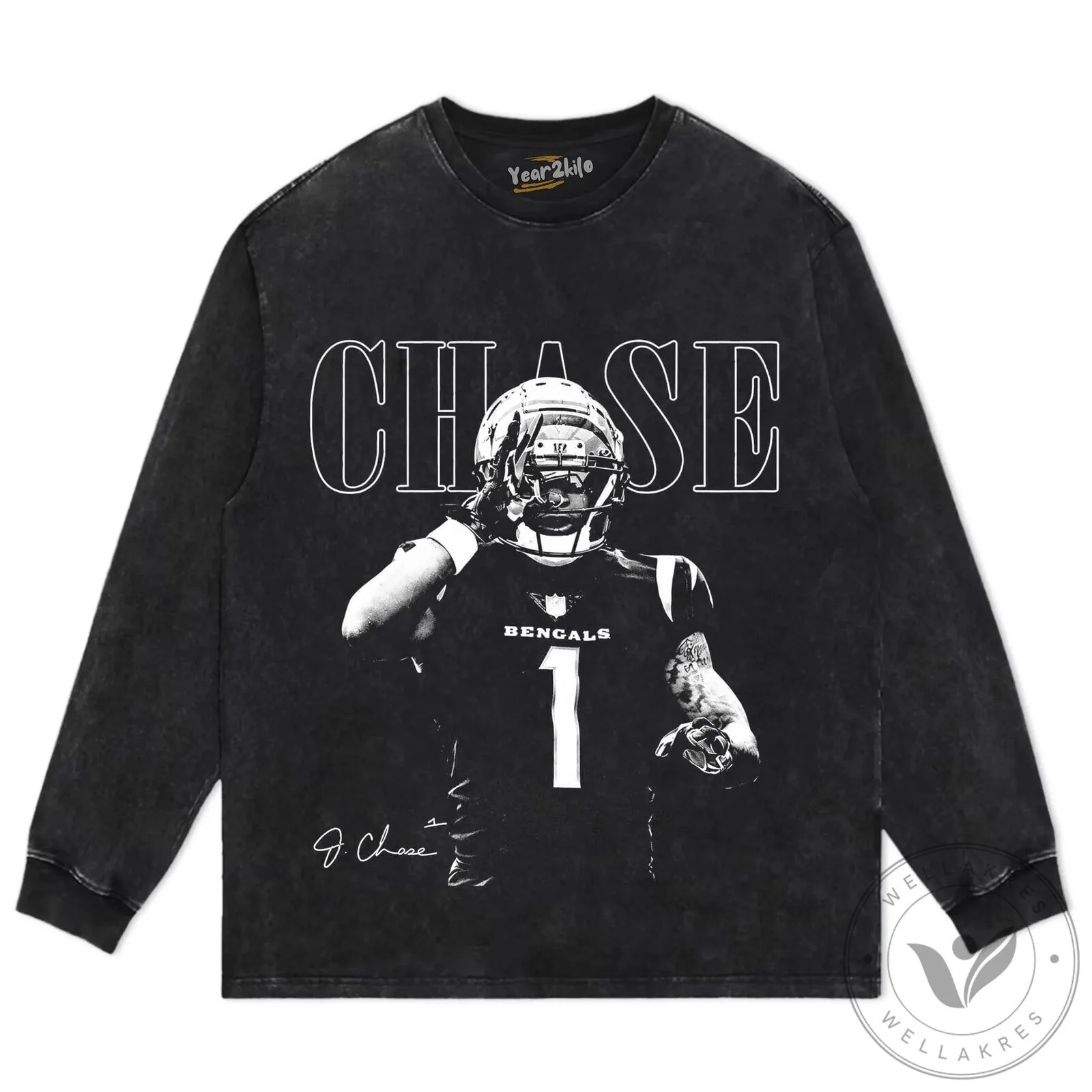 Ja'Marr Chase Cincinnati Bengals Football Vintage T-Shirt 20 Ja