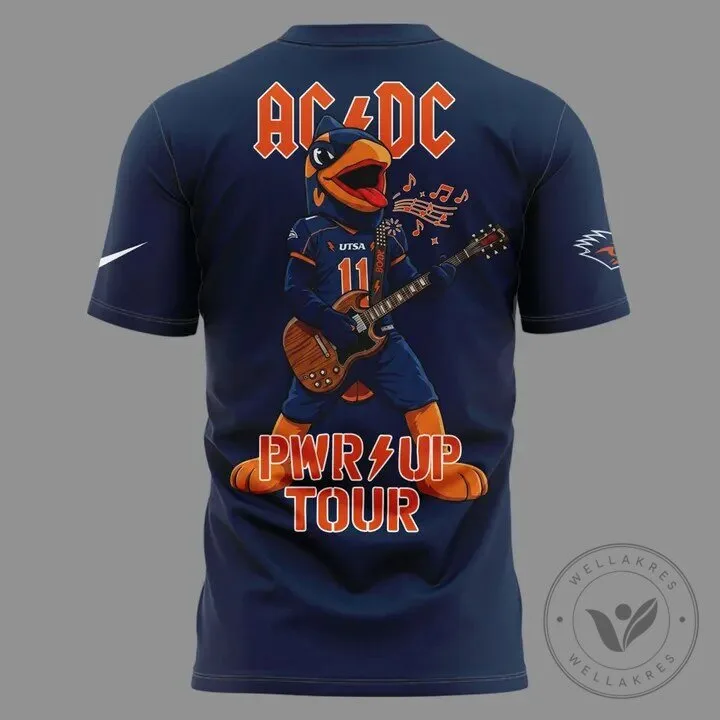 AC/DC Power Up Tour 2026 Concert T-Shirt for UTSA Football at Alamodome 9 AC/DC Power Up Tour 2026 Concert T-Shirt for UTSA Football at Alamodome