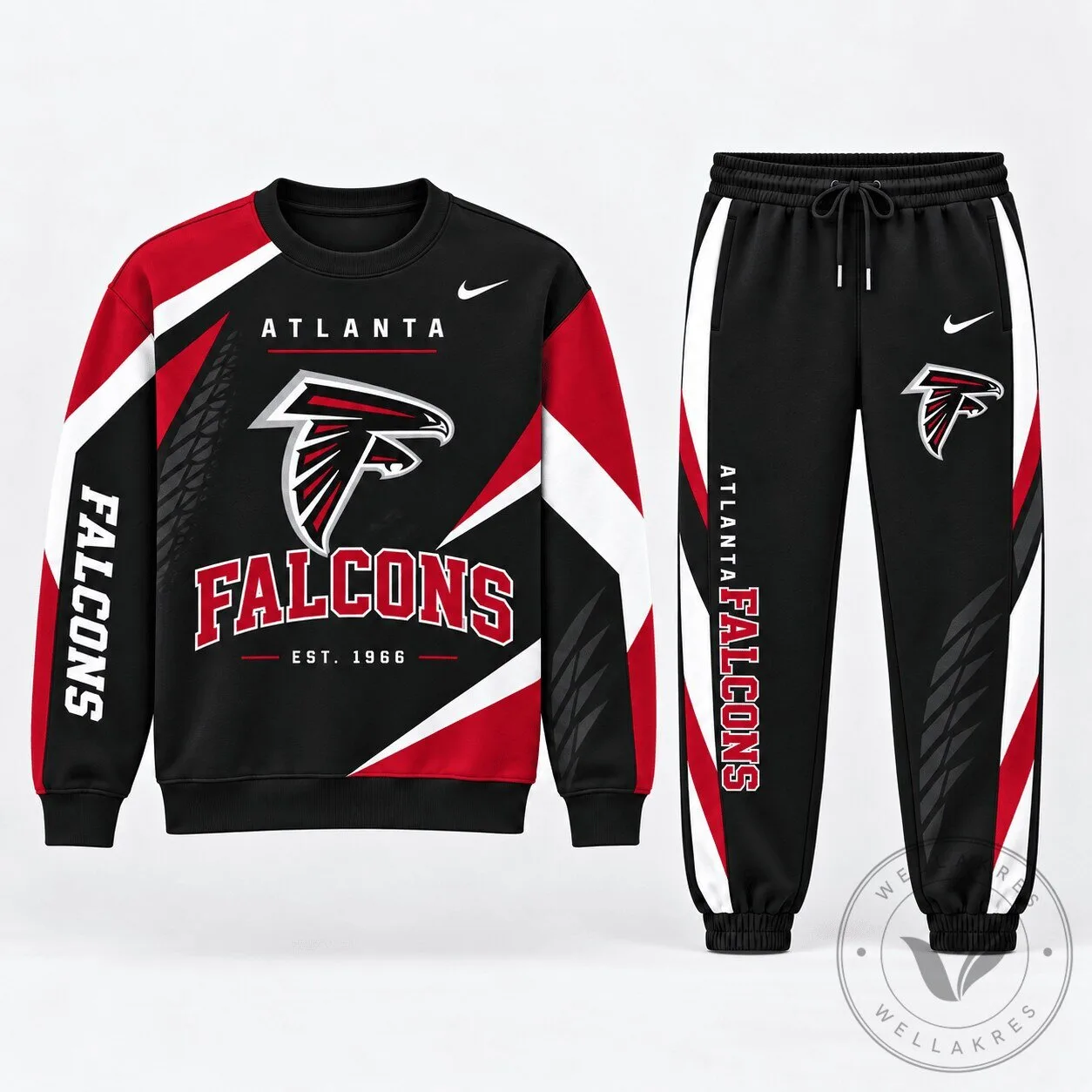 Atlanta Falcons National Football League Team Black and Red