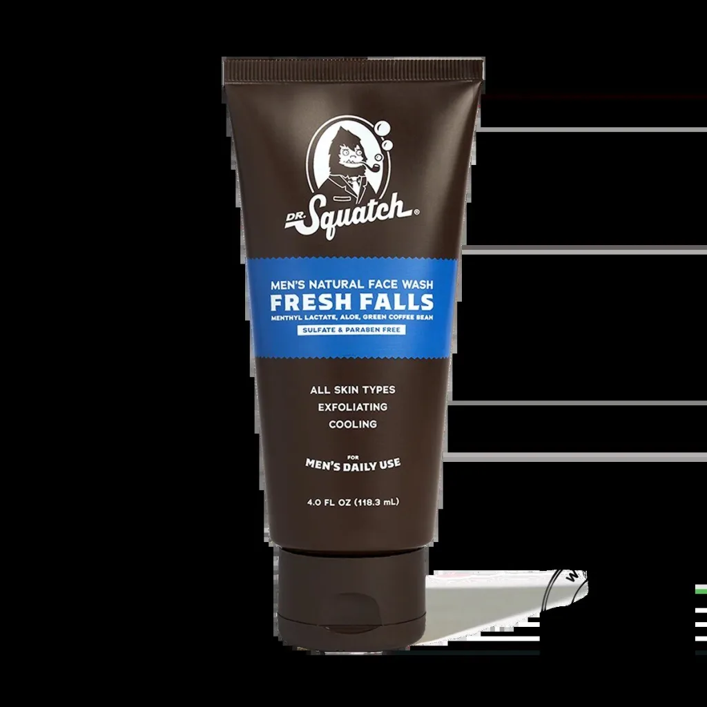 Dr. Squatch Fresh Falls Men's Natural Exfoliating Cooling Face Wash 3 Dr. Squatch Fresh Falls Men's Natural Exfoliating Cooling Face Wash