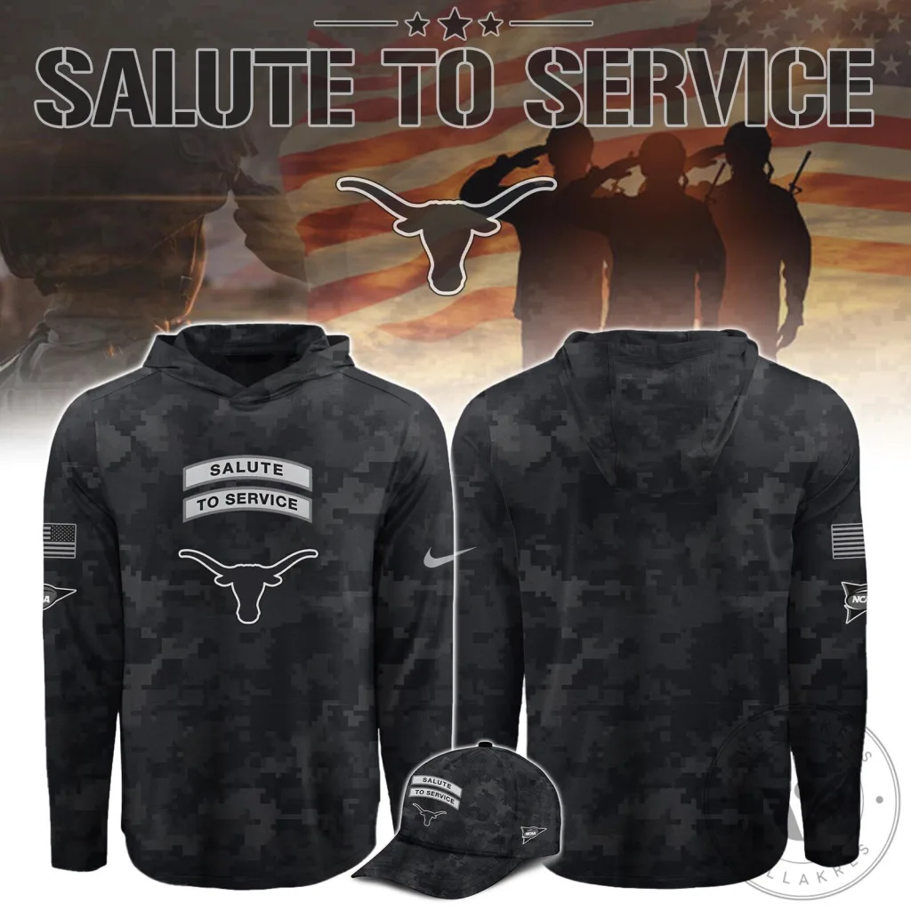 Texas Longhorns Salute to Service Digital Camo Long Sleeve Hoodie Texas Longhorns Salute to Service Digital Camo Long Sleeve Hoodie