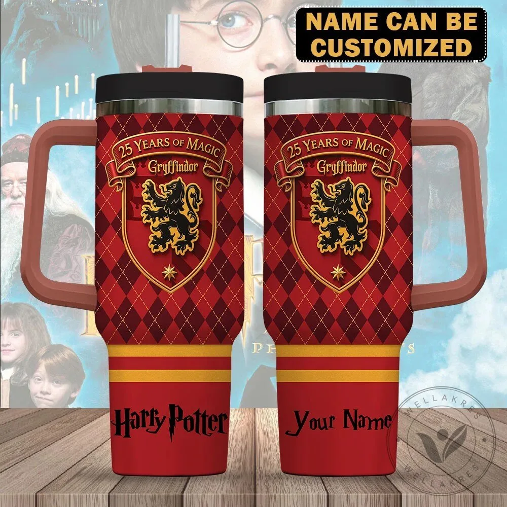 Harry Potter Gryffindor 25 Years of Magic Personalized Insulated Tumbler