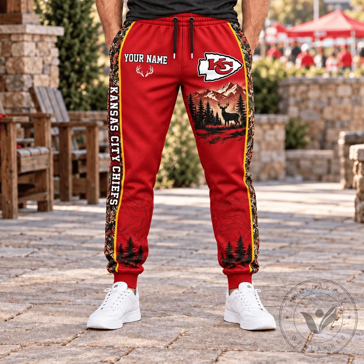 Kansas City Chiefs National Football League Hunting Deer Forest Custom Name Pants