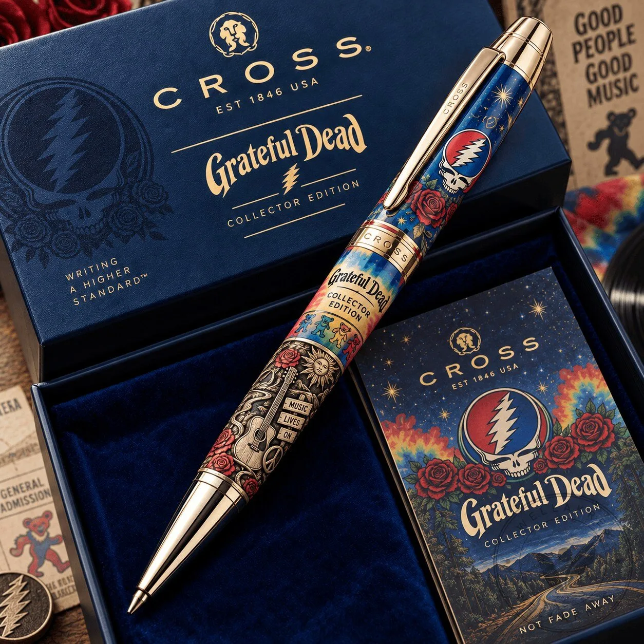 Grateful Dead Collector Edition Cross Classic Century Ballpoint Pen