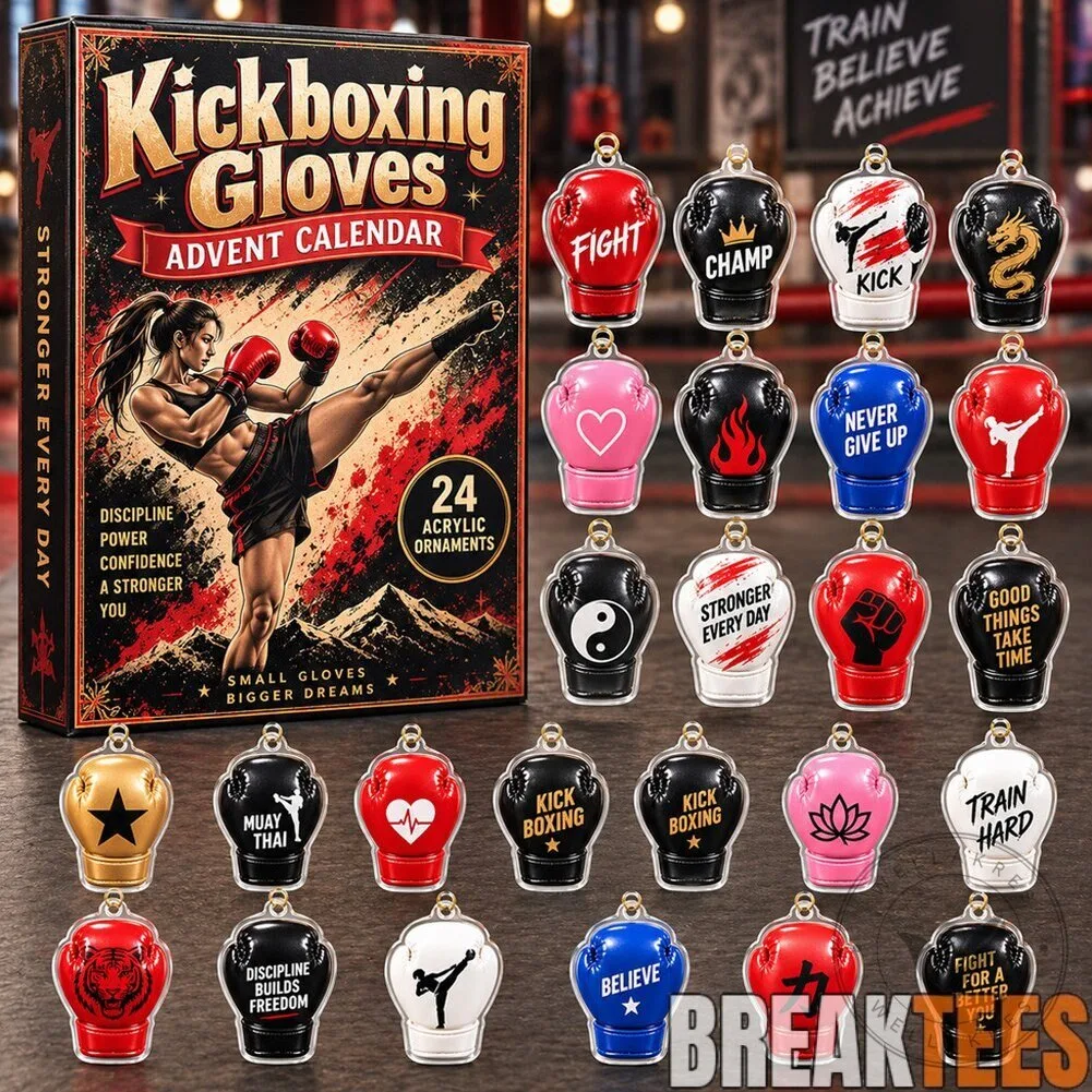 Kickboxing Gloves Advent Calendar 2026 with 24 Acrylic Ornaments 5 Kickboxing Gloves Advent Calendar 2026 with 24 Acrylic Ornaments