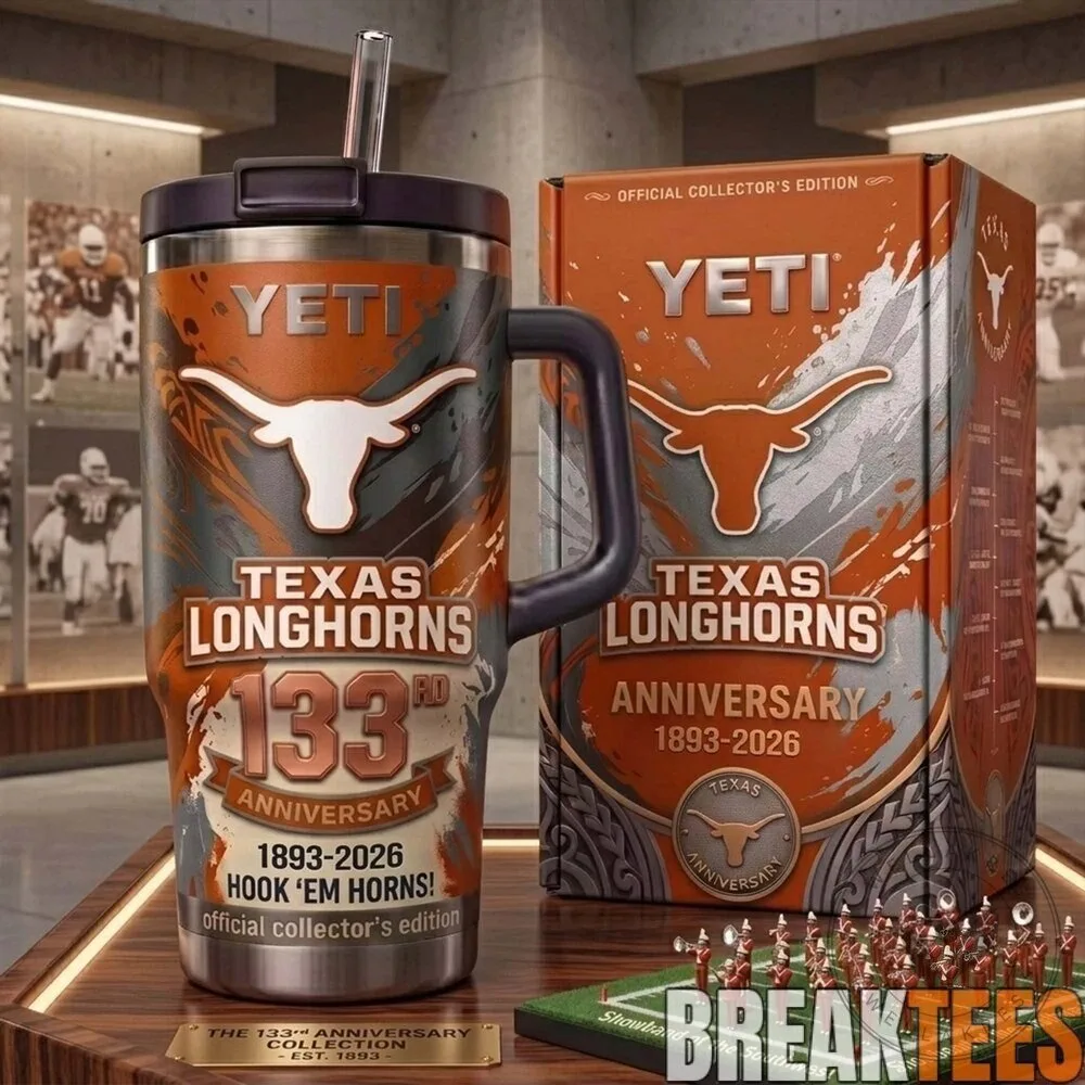 Texas Longhorns 133rd Anniversary Hook 'Em Horns 40oz Tumbler 9 Texas Longhorns 133rd Anniversary Hook