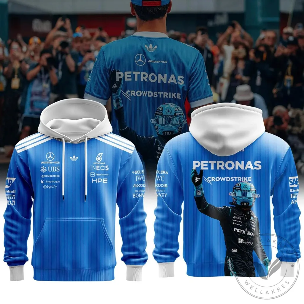 George Russell Mercedes Petronas Formula One Racing Hoodie George Russell Mercedes Petronas Formula One Racing Hoodie
