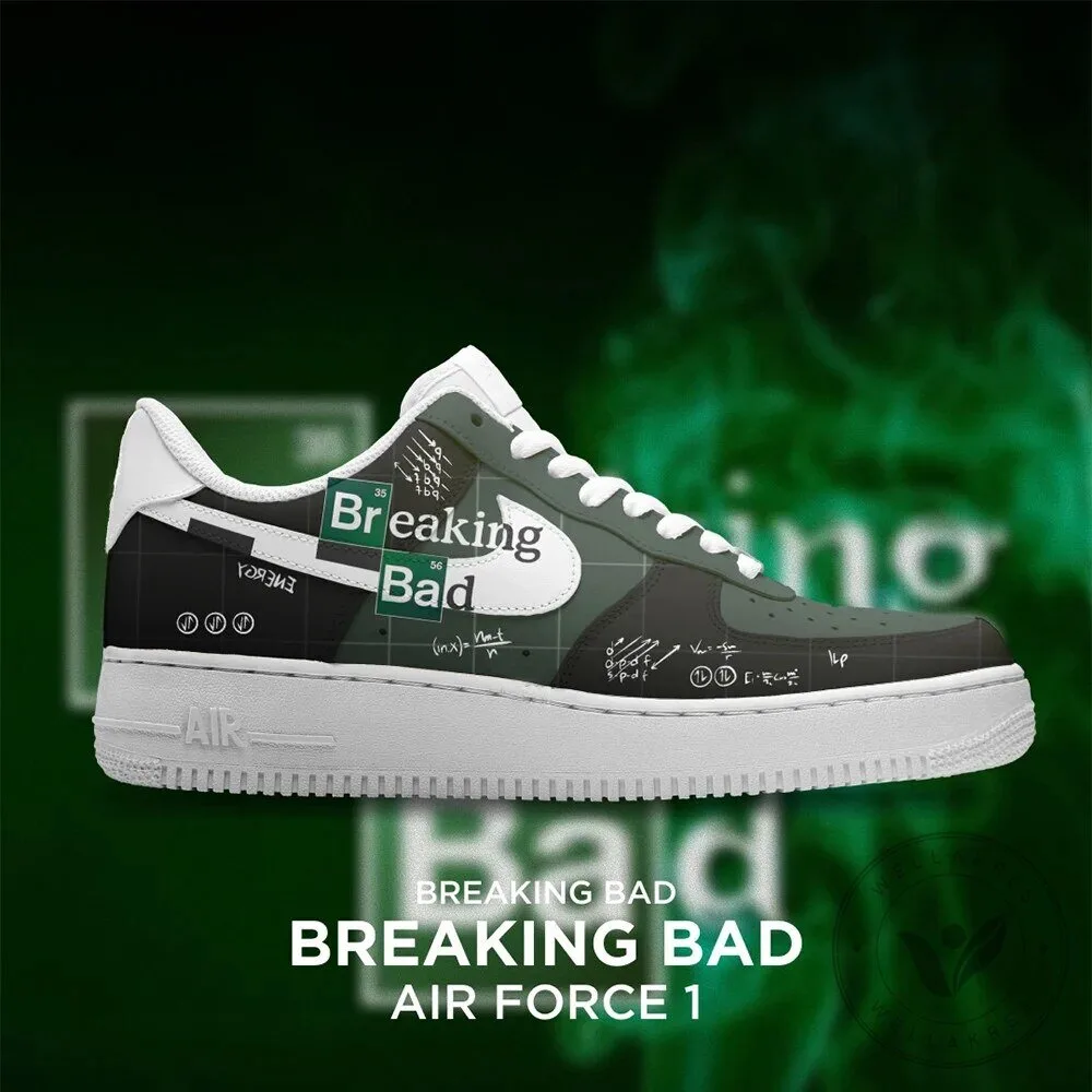 Breaking Bad Air Force 1 Custom Design Sneakers Shoes 5 Breaking Bad Air Force 1 Custom Design Sneakers Shoes