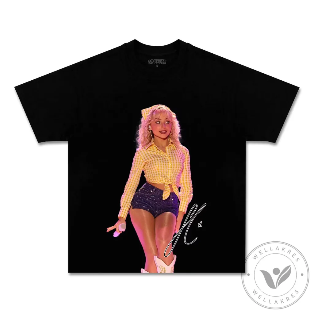 Sabrina Carpenter Pop Star Concert Fan T-Shirt Sabrina Carpenter Pop Star Concert Fan T-Shirt