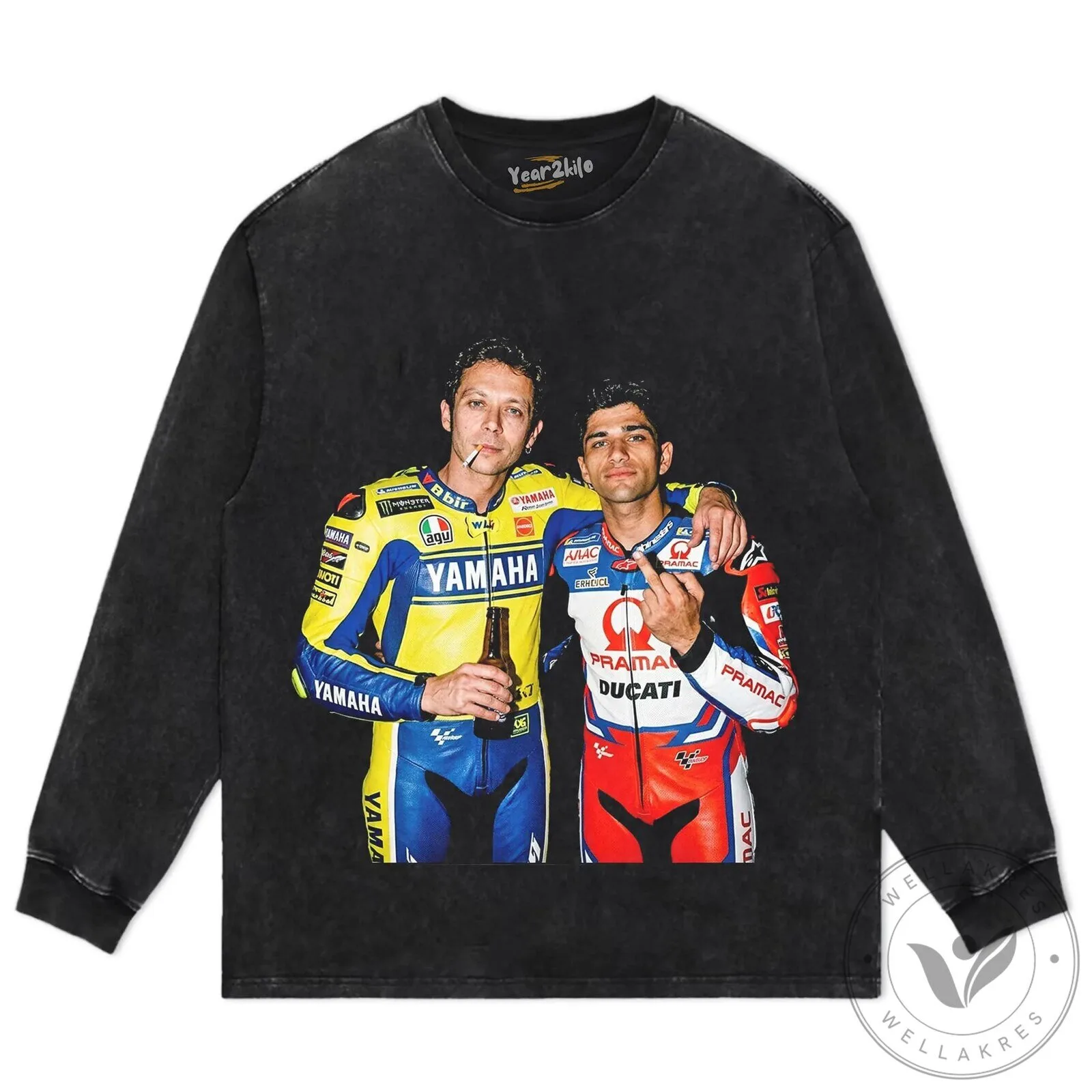 Valentino Rossi and Jorge Martin MotoGP Racing Legends T-Shirt 20 Valentino Rossi and Jorge Martin MotoGP Racing Legends T-Shirt