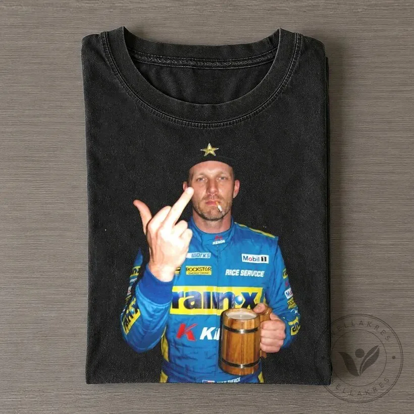 Ryan Tuerck Formula Drift Middle Finger and Beer T-Shirt