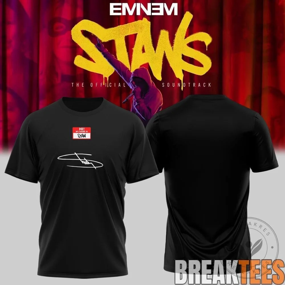 Eminem The Slim Shady LP Album Tracklist Black T-Shirt 12 Eminem The Slim Shady LP Album Tracklist Black T-Shirt