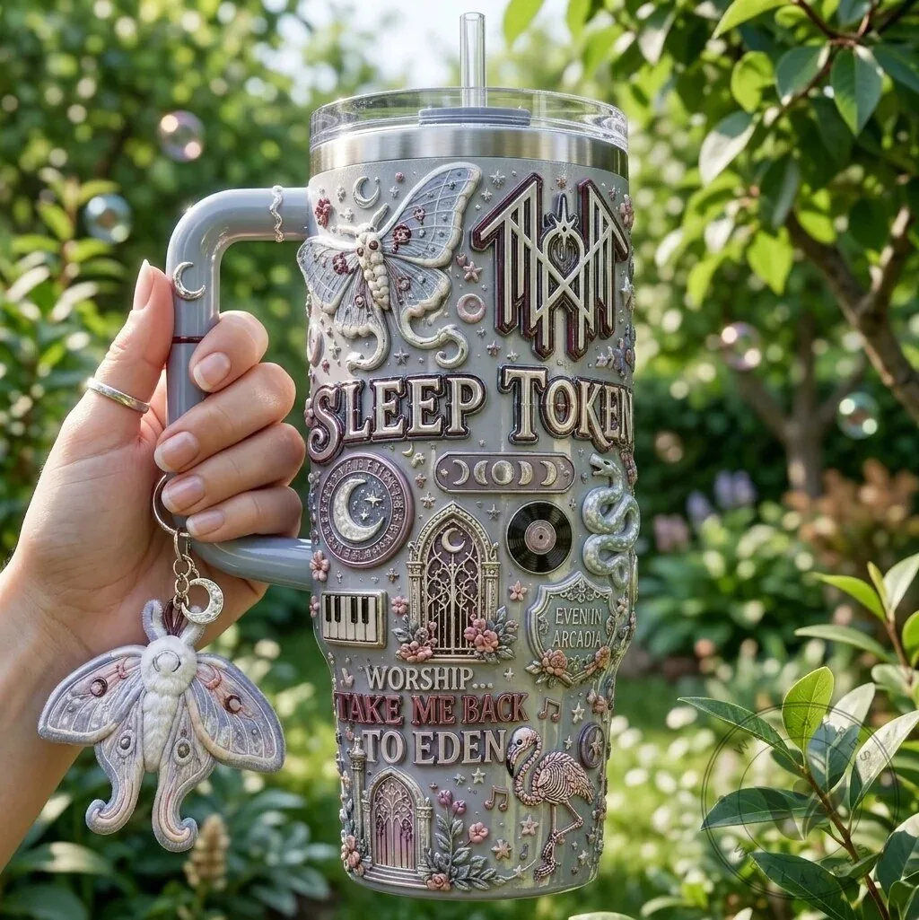Sleep Token Take Me Back To Eden Music Album Art 40oz Tumbler With Handle 8 Sleep Token Take Me Back To Eden Music Album Art 40oz Tumbler With Handle