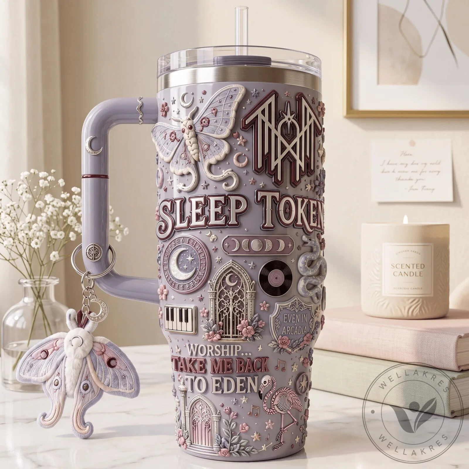 Sleep Token Take Me Back To Eden Music Album Art 40oz Tumbler With Handle 9 Sleep Token Take Me Back To Eden Music Album Art 40oz Tumbler With Handle