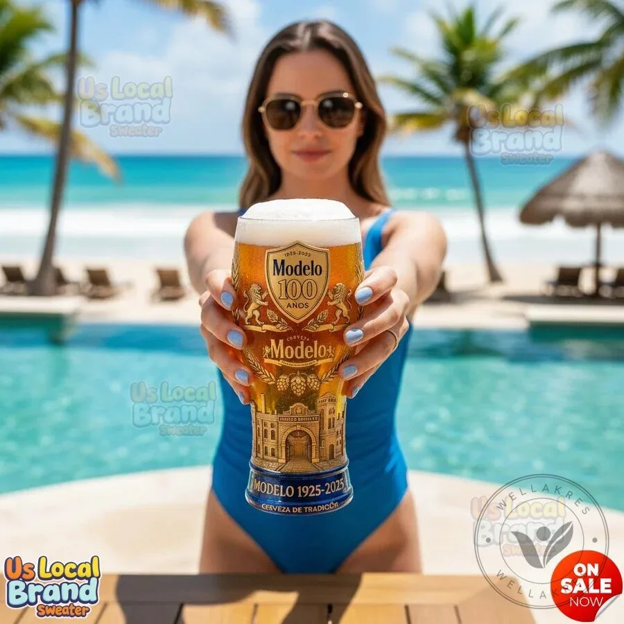 Modelo 100th Anniversary 1925-2025 Beer Drinking Glass