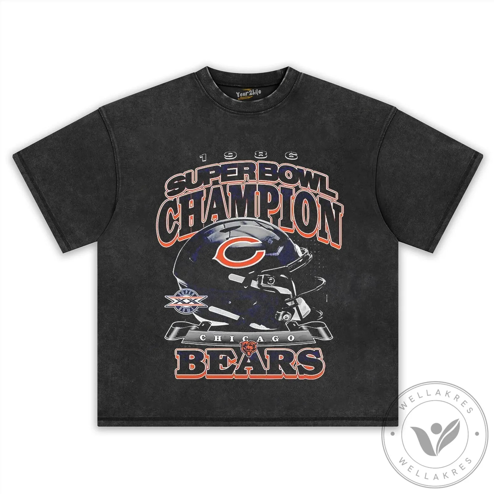 Chicago Bears Super Bowl Champion Football Team T-Shirt 14 Chicago Bears Super Bowl Champion Football Team T-Shirt