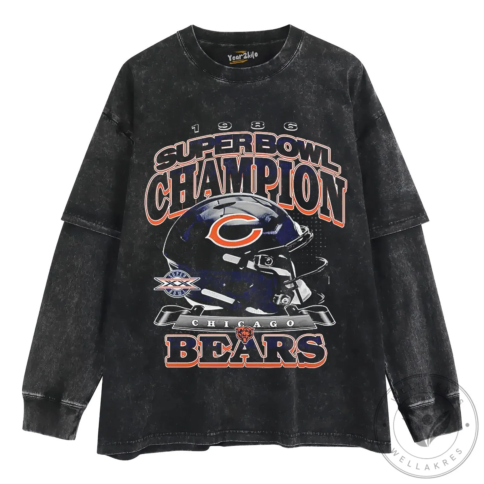Chicago Bears Super Bowl Champion Football Team T-Shirt 16 Chicago Bears Super Bowl Champion Football Team T-Shirt