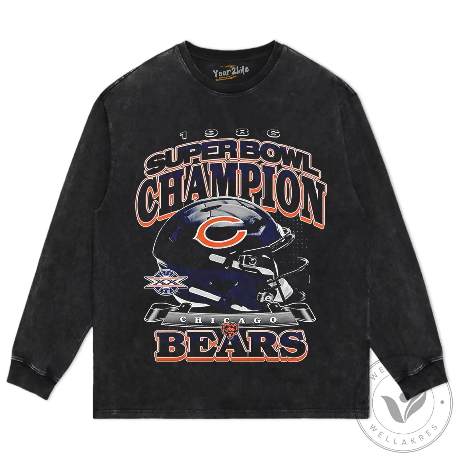 Chicago Bears Super Bowl Champion Football Team T-Shirt 18 Chicago Bears Super Bowl Champion Football Team T-Shirt
