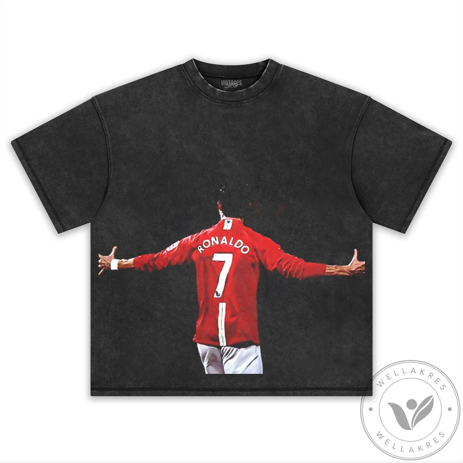 Cristiano Ronaldo Manchester United Football Club Number 7 T-Shirt 7 Cristiano Ronaldo Manchester United Football Club Number 7 T-Shirt