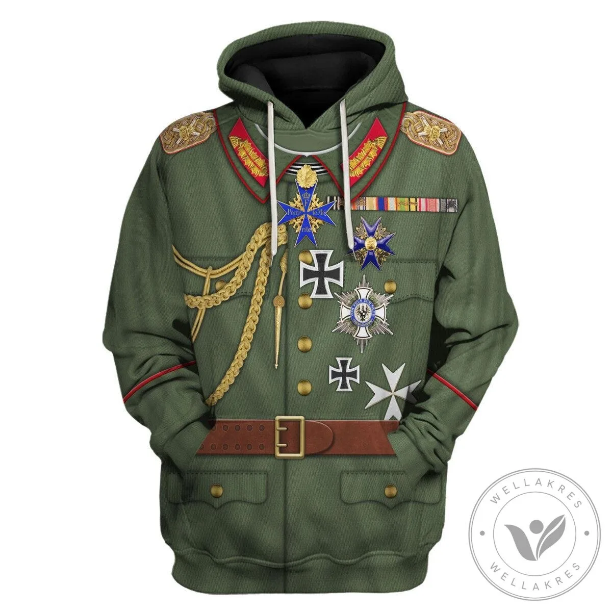 Kaiser Wilhelm II German Emperor Costume Hoodie and Pants Tracksuit 17 Kaiser Wilhelm II German Emperor Costume Hoodie and Pants Tracksuit