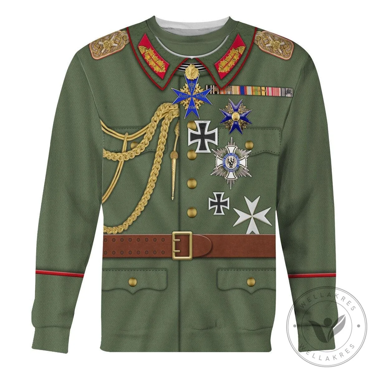 Kaiser Wilhelm II German Emperor Costume Hoodie and Pants Tracksuit 18 Kaiser Wilhelm II German Emperor Costume Hoodie and Pants Tracksuit