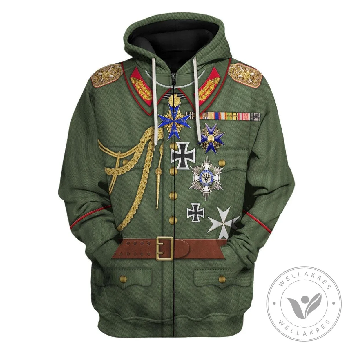 Kaiser Wilhelm II German Emperor Costume Hoodie and Pants Tracksuit 20 Kaiser Wilhelm II German Emperor Costume Hoodie and Pants Tracksuit
