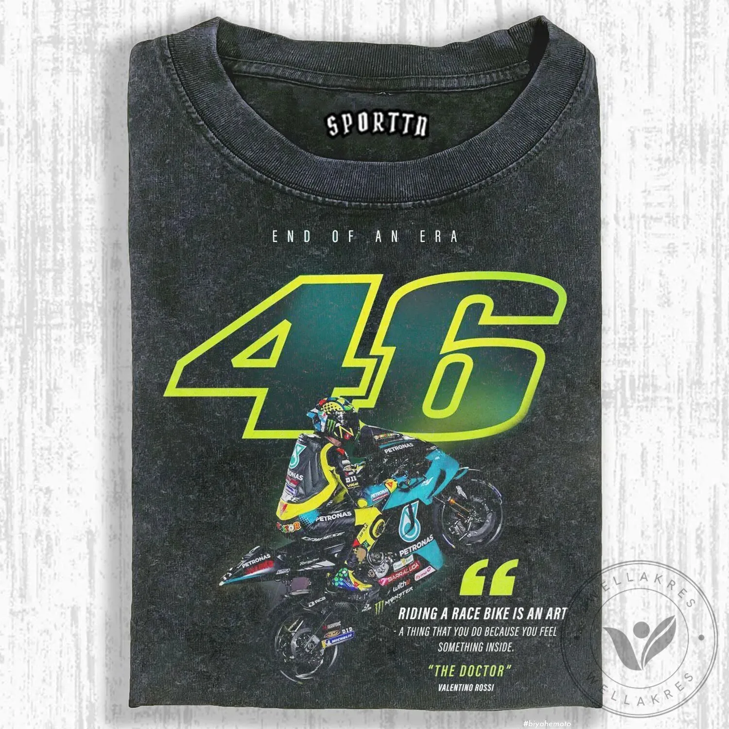 MotoGP T-Shirt for Valentino Rossi The Doctor 46 Racing Enthusiasts 1 MotoGP T-Shirt for Valentino Rossi The Doctor 46 Racing Enthusiasts