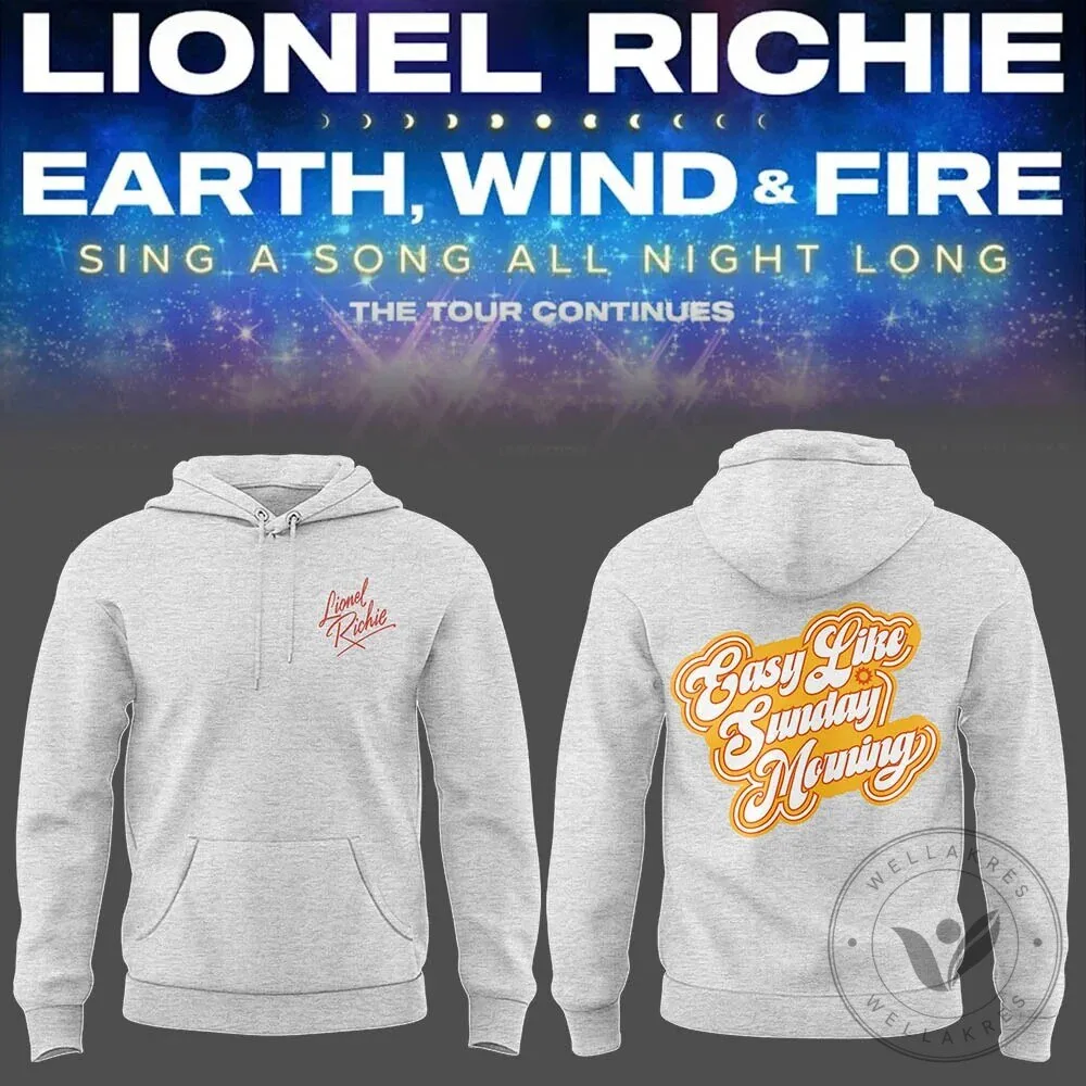 Lionel Richie Easy Like Sunday Morning Earth Wind and Fire Tour Hoodie