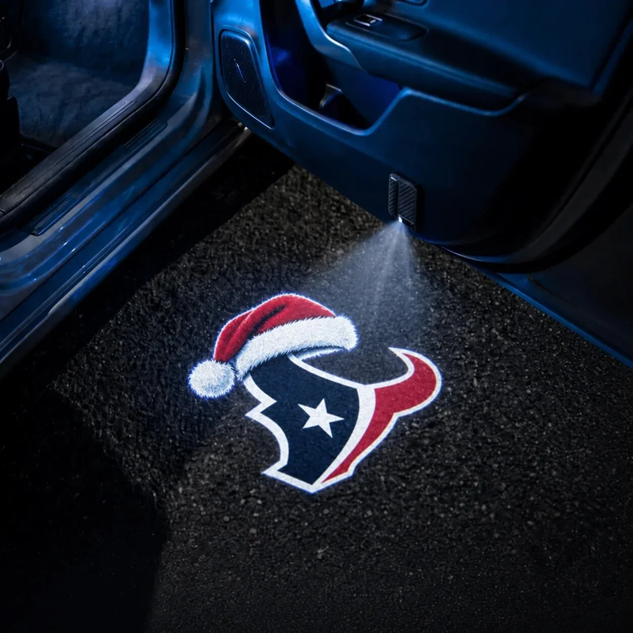 Arizona Cardinals Christmas Santa Hat Car Door Projector Light 52 Arizona Cardinals Christmas Santa Hat Car Door Projector Light