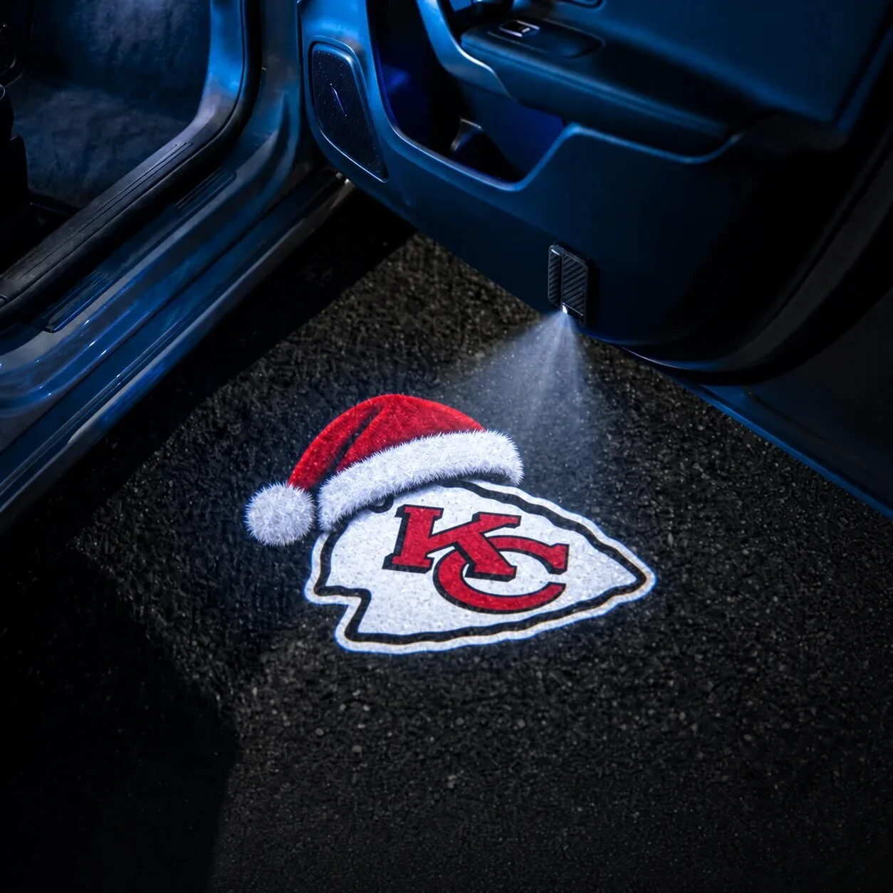 Arizona Cardinals Christmas Santa Hat Car Door Projector Light 55 Arizona Cardinals Christmas Santa Hat Car Door Projector Light