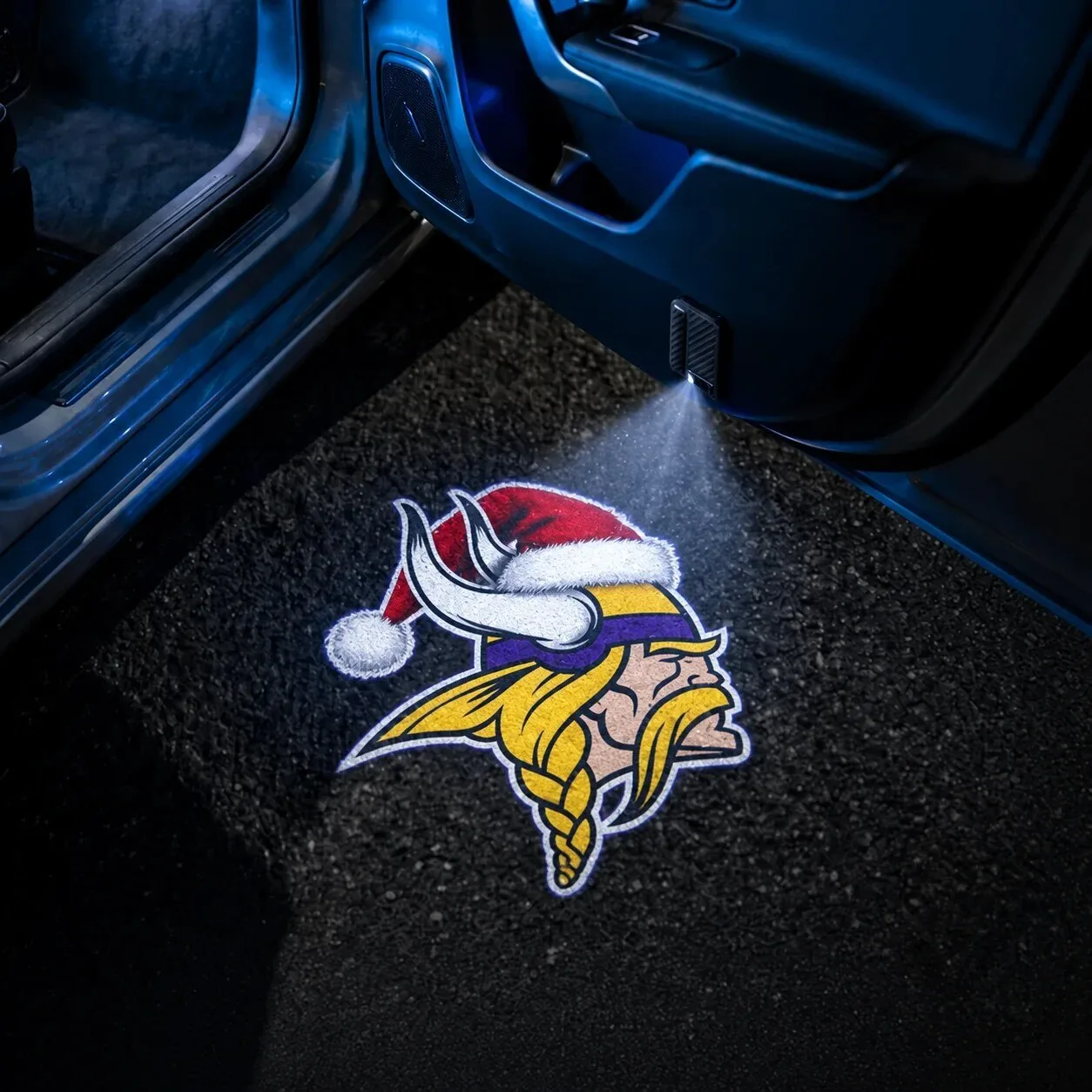 Arizona Cardinals Christmas Santa Hat Car Door Projector Light 60 Arizona Cardinals Christmas Santa Hat Car Door Projector Light