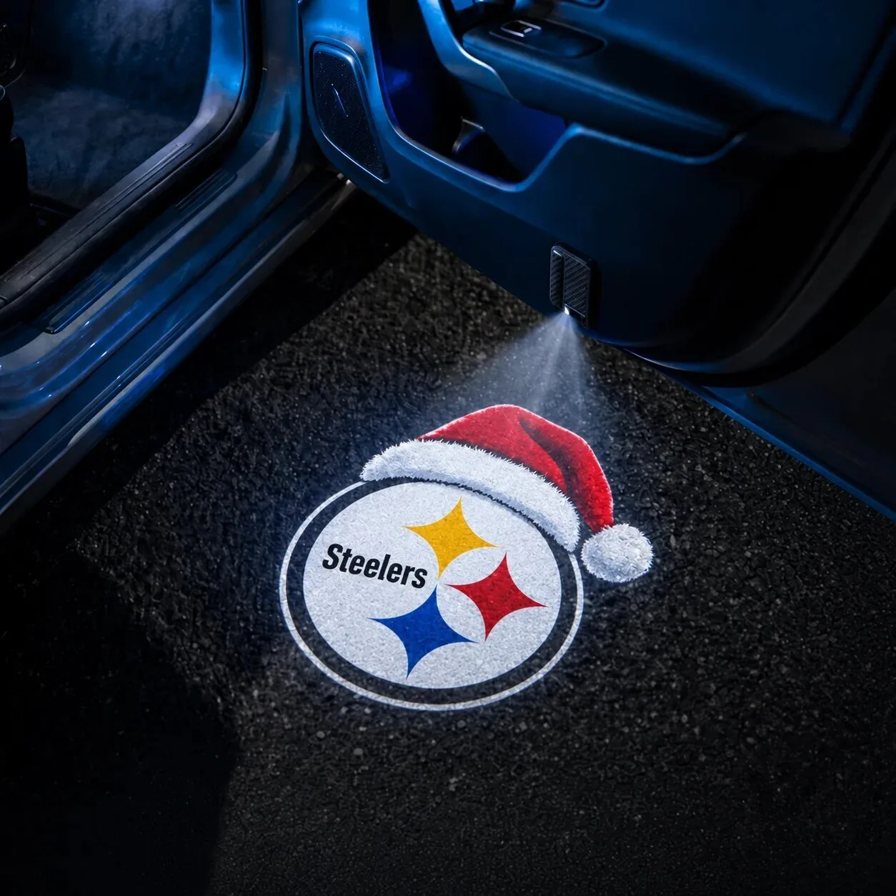 Arizona Cardinals Christmas Santa Hat Car Door Projector Light 66 Arizona Cardinals Christmas Santa Hat Car Door Projector Light