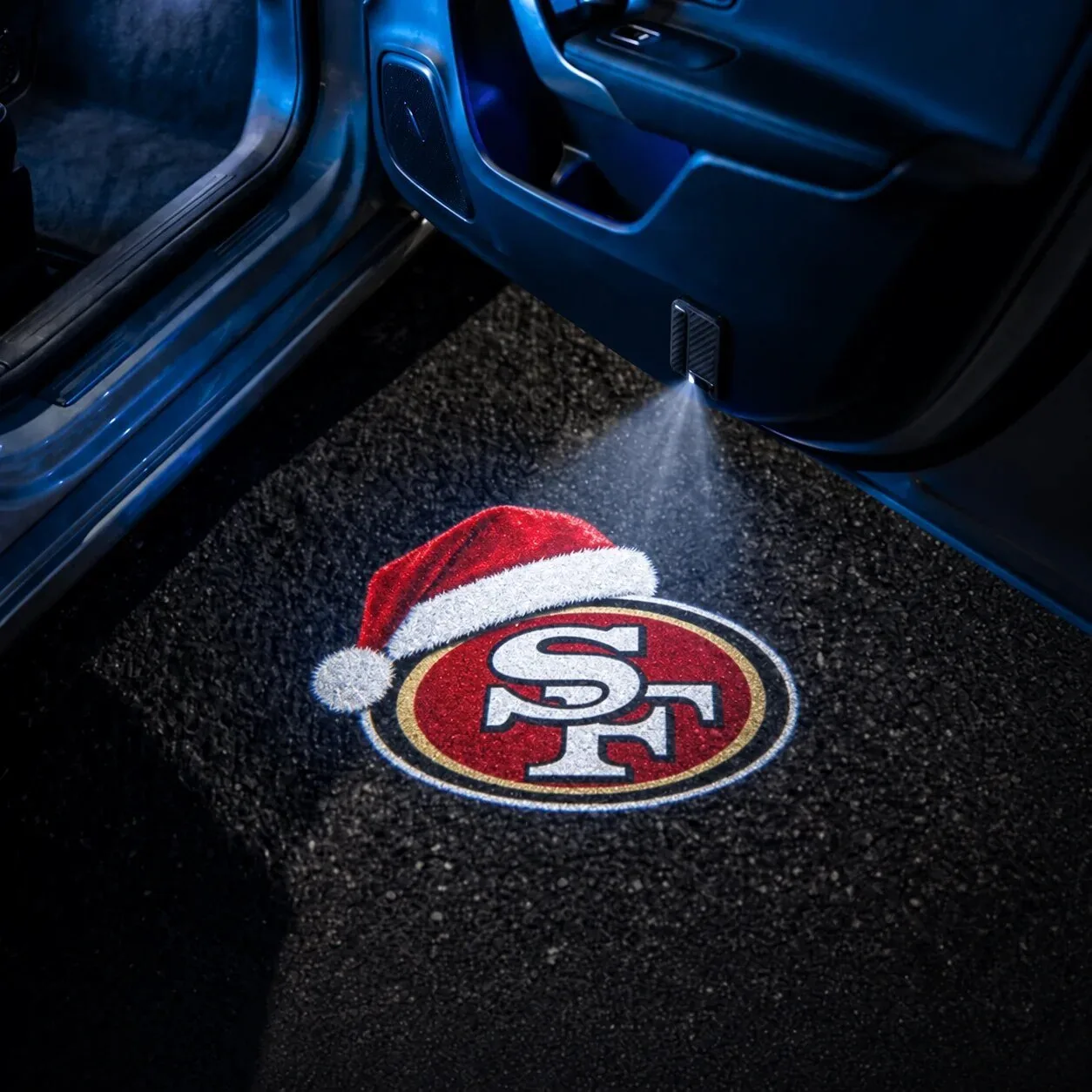 Arizona Cardinals Christmas Santa Hat Car Door Projector Light 67 Arizona Cardinals Christmas Santa Hat Car Door Projector Light