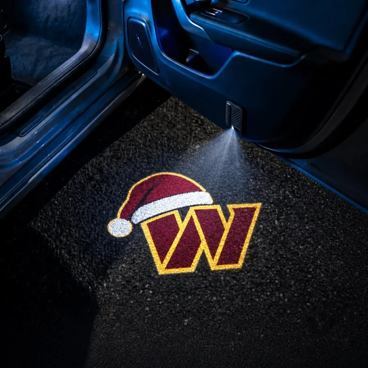Arizona Cardinals Christmas Santa Hat Car Door Projector Light 71 Arizona Cardinals Christmas Santa Hat Car Door Projector Light