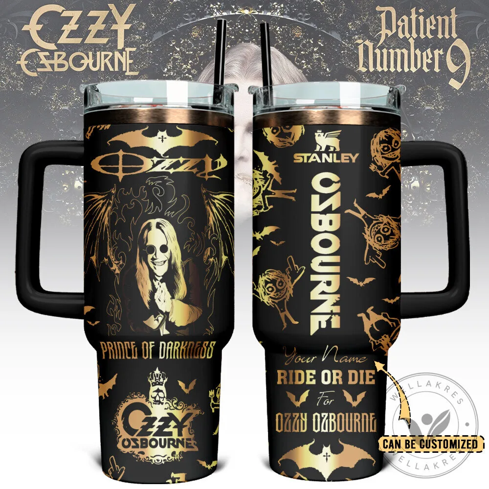 Ozzy Osbourne Patient Number 9 Prince of Darkness Tumbler 5 Ozzy Osbourne Patient Number 9 Prince of Darkness Tumbler