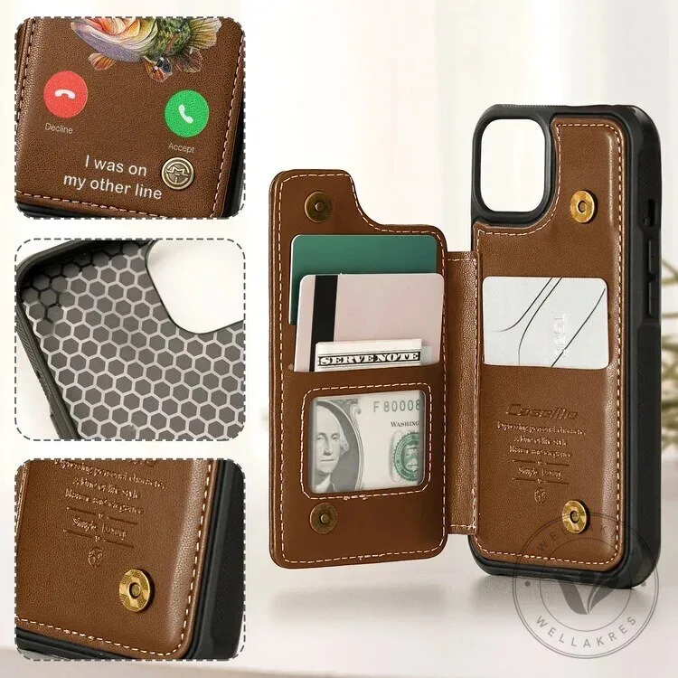 Funny Fishing Humor Sorry I Missed Your Call Wallet Phone Case 13 Funny Fishing Humor Sorry I Missed Your Call Wallet Phone Case