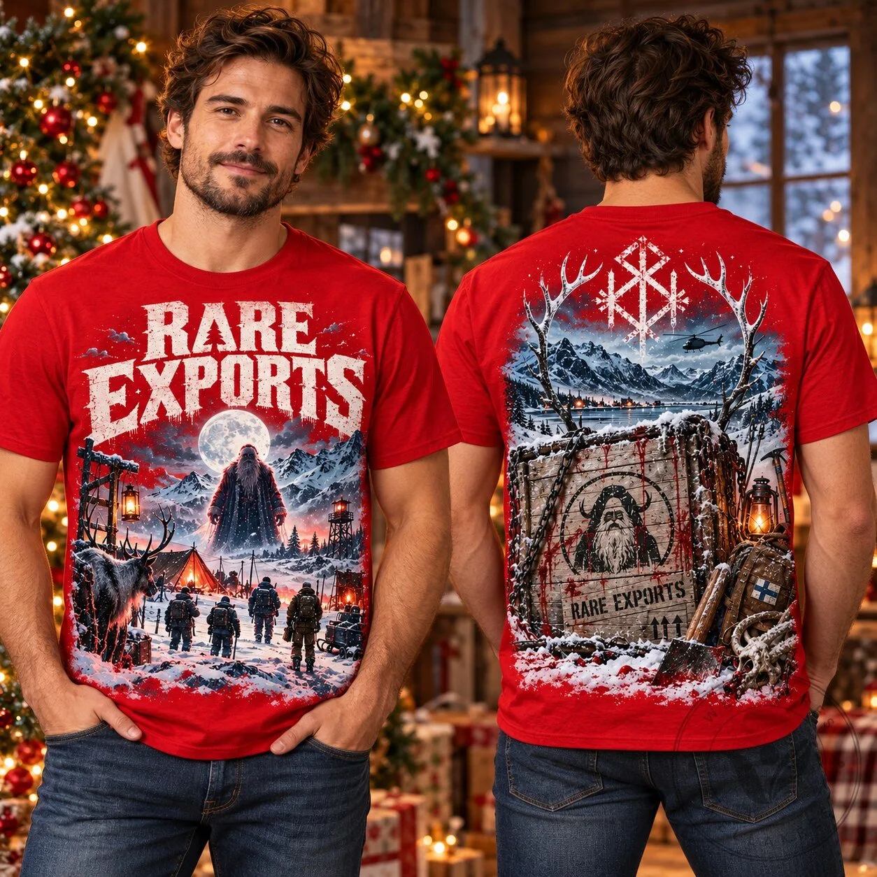 Rare Exports Christmas Folklore Horror Movie Poster T-Shirt
