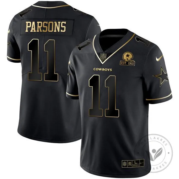 Dak Prescott Dallas Cowboys Black Gold Collection Football Jersey 41 Dak Prescott Dallas Cowboys Black Gold Collection Football Jersey