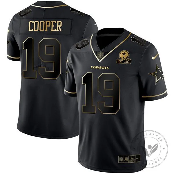 Dak Prescott Dallas Cowboys Black Gold Collection Football Jersey 42 Dak Prescott Dallas Cowboys Black Gold Collection Football Jersey
