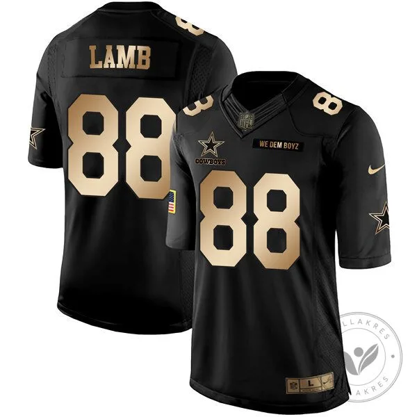 Dak Prescott Dallas Cowboys Black Gold Collection Football Jersey 55 Dak Prescott Dallas Cowboys Black Gold Collection Football Jersey