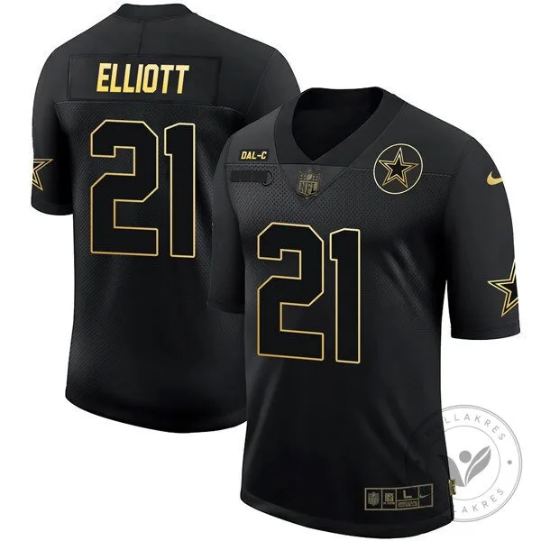 Dak Prescott Dallas Cowboys Black Gold Collection Football Jersey 62 Dak Prescott Dallas Cowboys Black Gold Collection Football Jersey