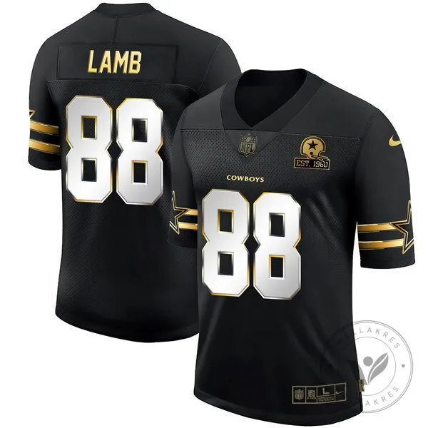 Dak Prescott Dallas Cowboys Black Gold Collection Football Jersey 67 Dak Prescott Dallas Cowboys Black Gold Collection Football Jersey