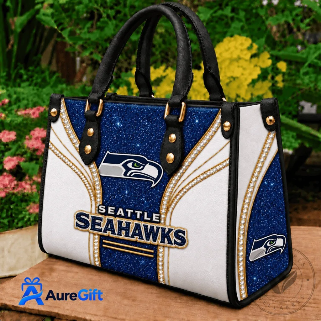 Seattle Seahawks Football Team Glitter Handbag 11 Seattle Seahawks Football Team Glitter Handbag