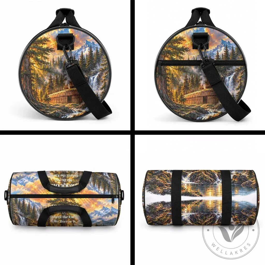 Iroquois We Do Not Inherit The Earth We Borrow It Nature Art Duffle Bag 11 Iroquois We Do Not Inherit The Earth We Borrow It Nature Art Duffle Bag