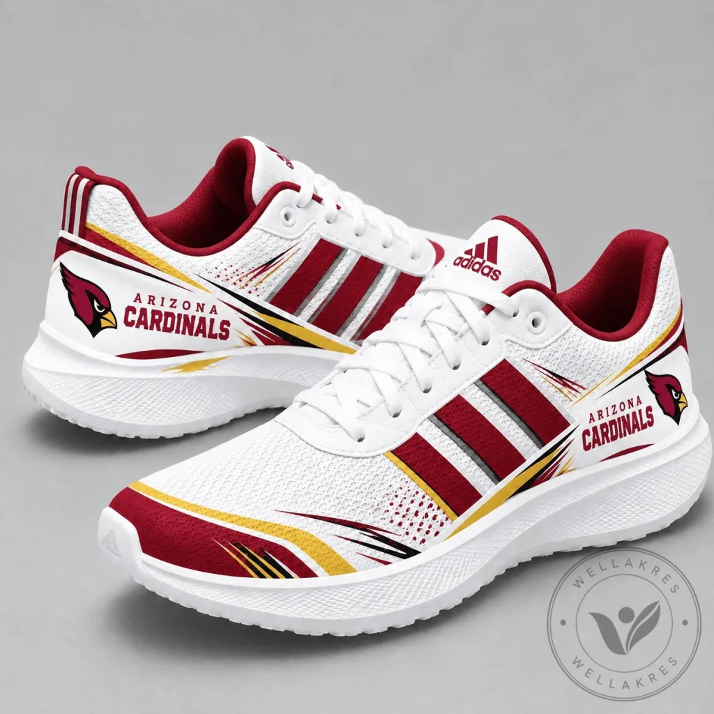 Arizona Cardinals NFL Team Logo Performance Running Sneakers Shoes Arizona Cardinals NFL Team Logo Performance Running Sneakers Shoes
