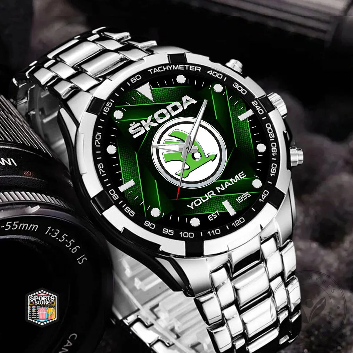 Elegant Fashion Design Stainless Steel Watch by Skoda with Custom Name Options 11 Elegant Fashion Design Stainless Steel Watch by Skoda with Custom Name Options