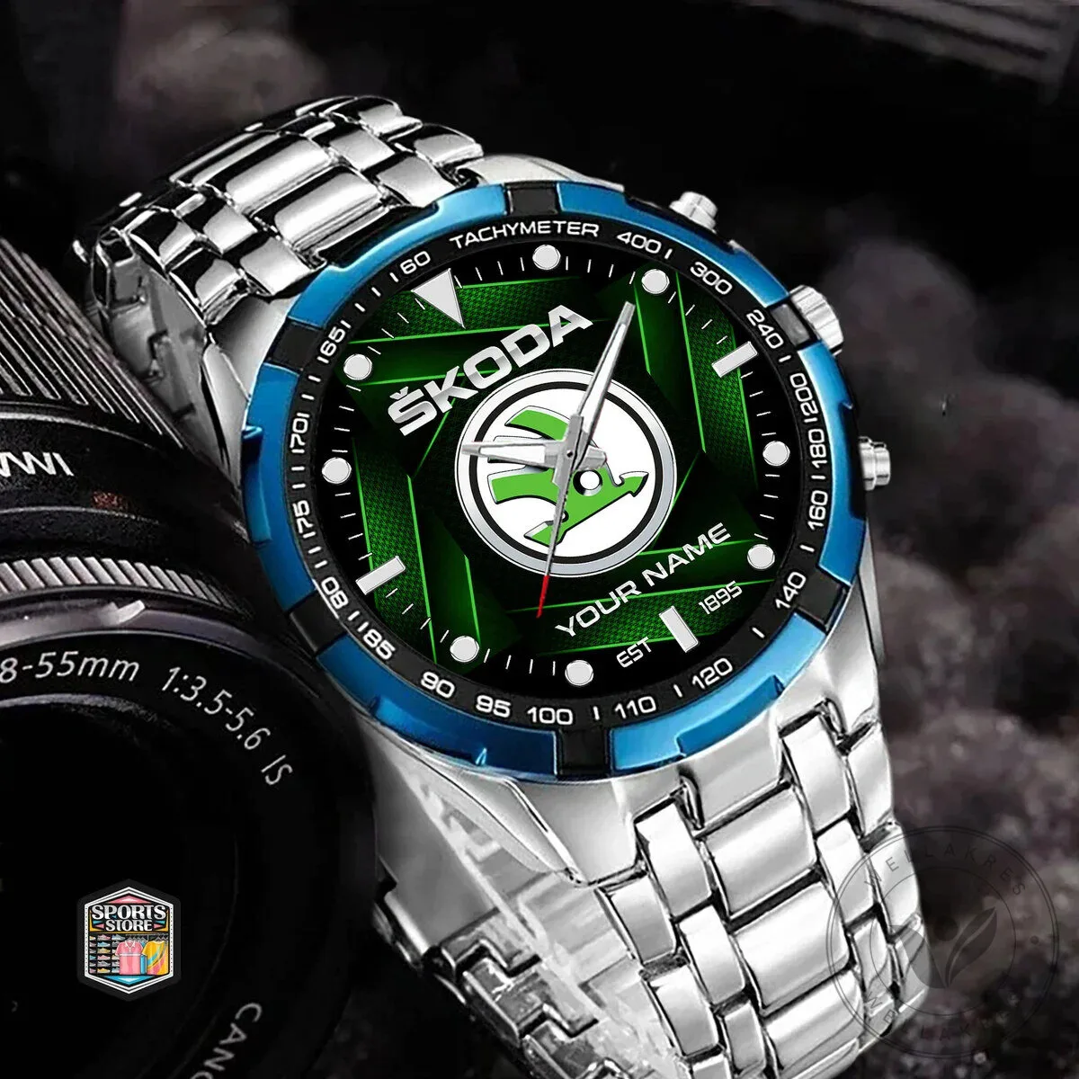 Elegant Fashion Design Stainless Steel Watch by Skoda with Custom Name Options 14 Elegant Fashion Design Stainless Steel Watch by Skoda with Custom Name Options